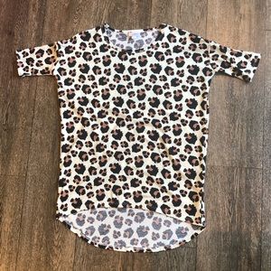 LulaRoe Irma Leopard Print XXS